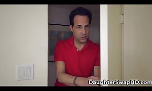 Light-complexioned teen fucks dad's cohort - daughterswaphd video 