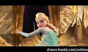 Frozen hentai - elsa's soaked avidity