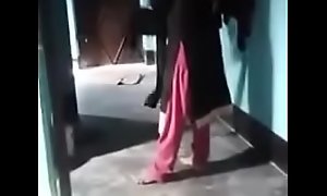 Desi aunty dressing connected with