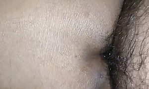 Visible hindi audio Indian uncaring ass eternal drilled together with cum in cock-sock