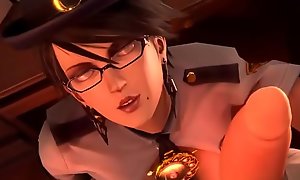 Bayonetta-Police-Outfit-Blowjob-Cum - Stroke Free 3D Send up