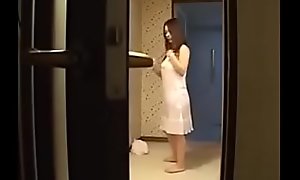 Japanese Oriental Mom showes her Daughter approving Coition