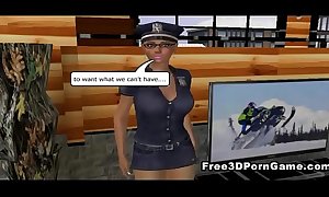 Crestfallen 3d cartoon constable piracy hither